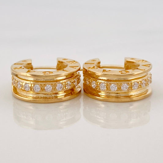 Candongas Bv 4.55 g / 1.5 cm Oro Amarillo 18K