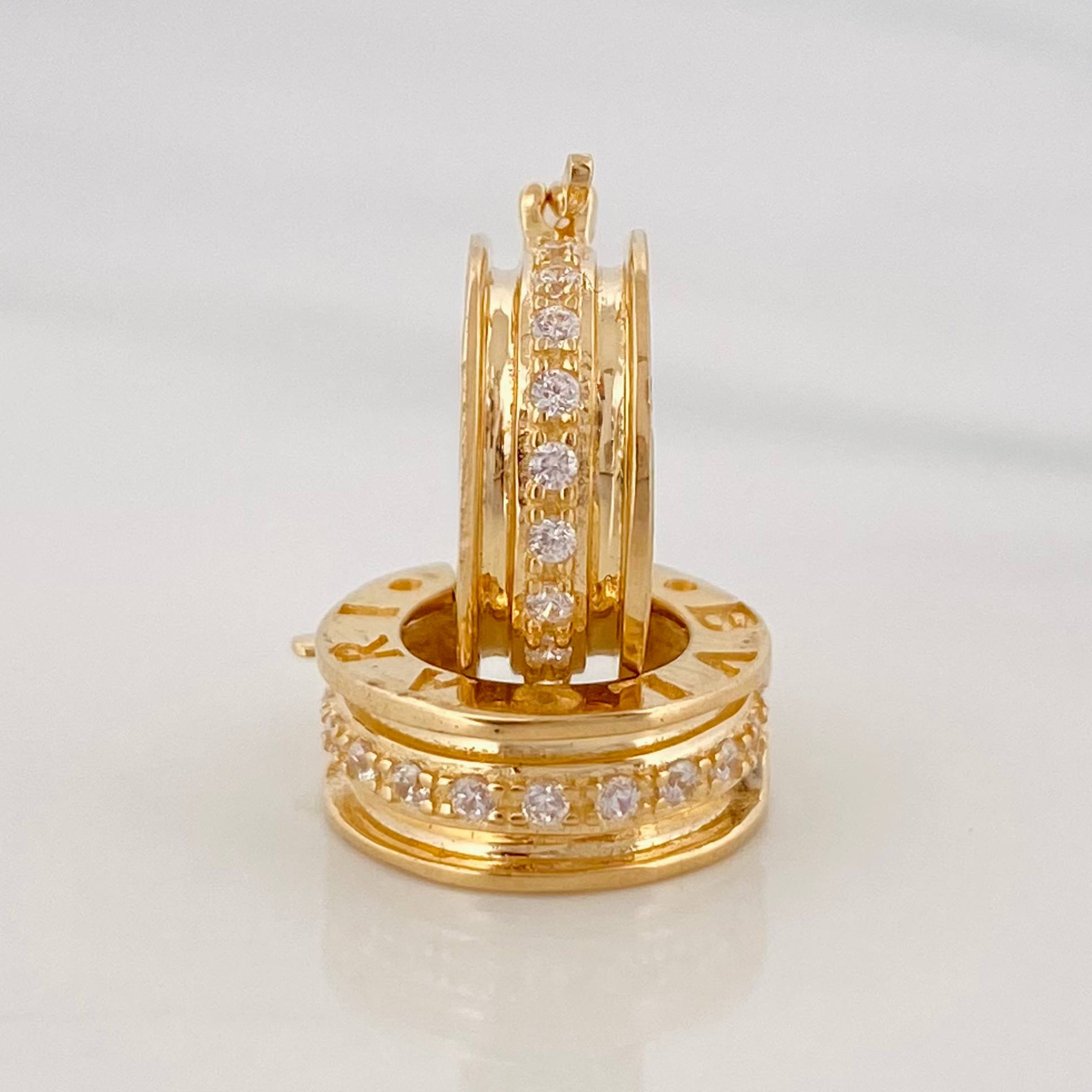 Candongas Bv 4.55 g / 1.5 cm Oro Amarillo 18K
