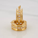 Candongas Bv 4.45 g / 1.5 cm Oro Amarillo 18K