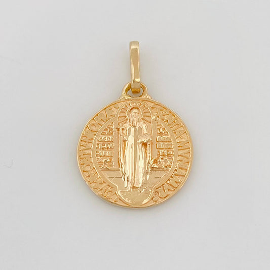 Dije San Benito 2.25 g / 2.5 cm Oro Amarillo 18K