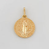 Dije San Benito 2.25 g / 2.5 cm Oro Amarillo 18K