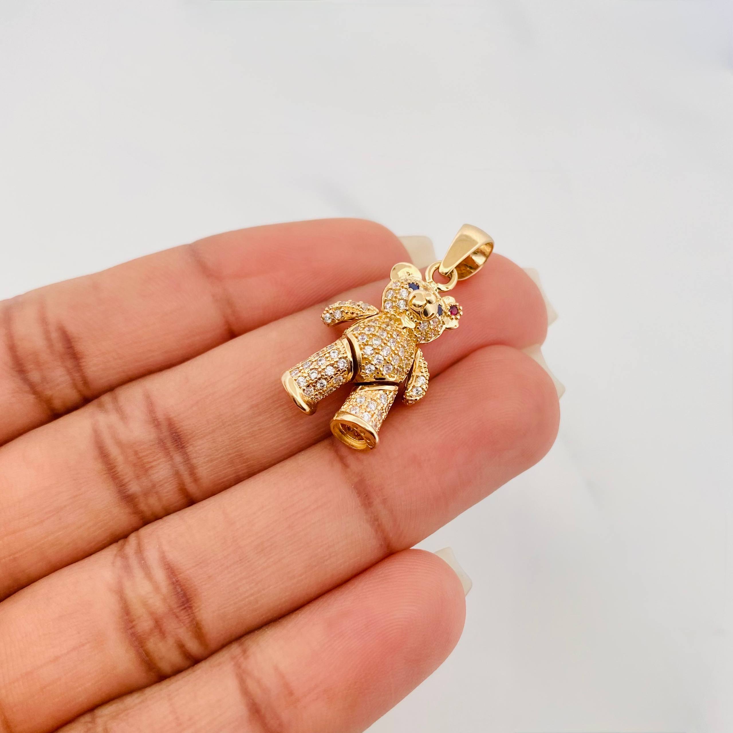 Dije Oso Articulado 4.65 g / 3 cm Oro Amarillo 18K