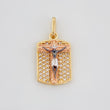 Dije Cristo 2.7 g / 2 cm Tres Oros 18K