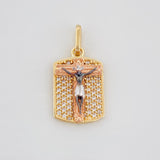 Dije Cristo 2.7 g / 2 cm Tres Oros 18K