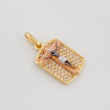 Dije Cristo 2.7 g / 2 cm Tres Oros 18K