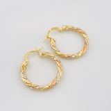 Candongas Rox 1.8 g / 2 cm Tres Oros 18K