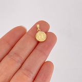 Dije Letra H Marco Bordeado 0.55g / 1.7cm Oro Amarillo 18K