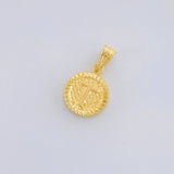 Dije Letra T Marco Bordeado 0.6g / 1.7cm Oro Amarillo 18K