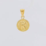 Dije Letra R Marco Bordeado 0.6g / 1.7cm Oro Amarillo 18K