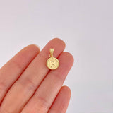 Dije Letra R Marco Bordeado 0.6g / 1.7cm Oro Amarillo 18K