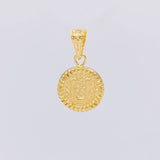 Dije Letra U Marco Bordeado 0.55g / 1.7cm Oro Amarillo 18K