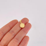 Dije Letra U Marco Bordeado 0.55g / 1.7cm Oro Amarillo 18K