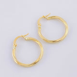 Candongas Mary 1.3g / 2.4cm Oro Amarillo 18K