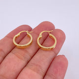Candongas Nila 1.45g / 1.8cm Oro Amarillo 18K