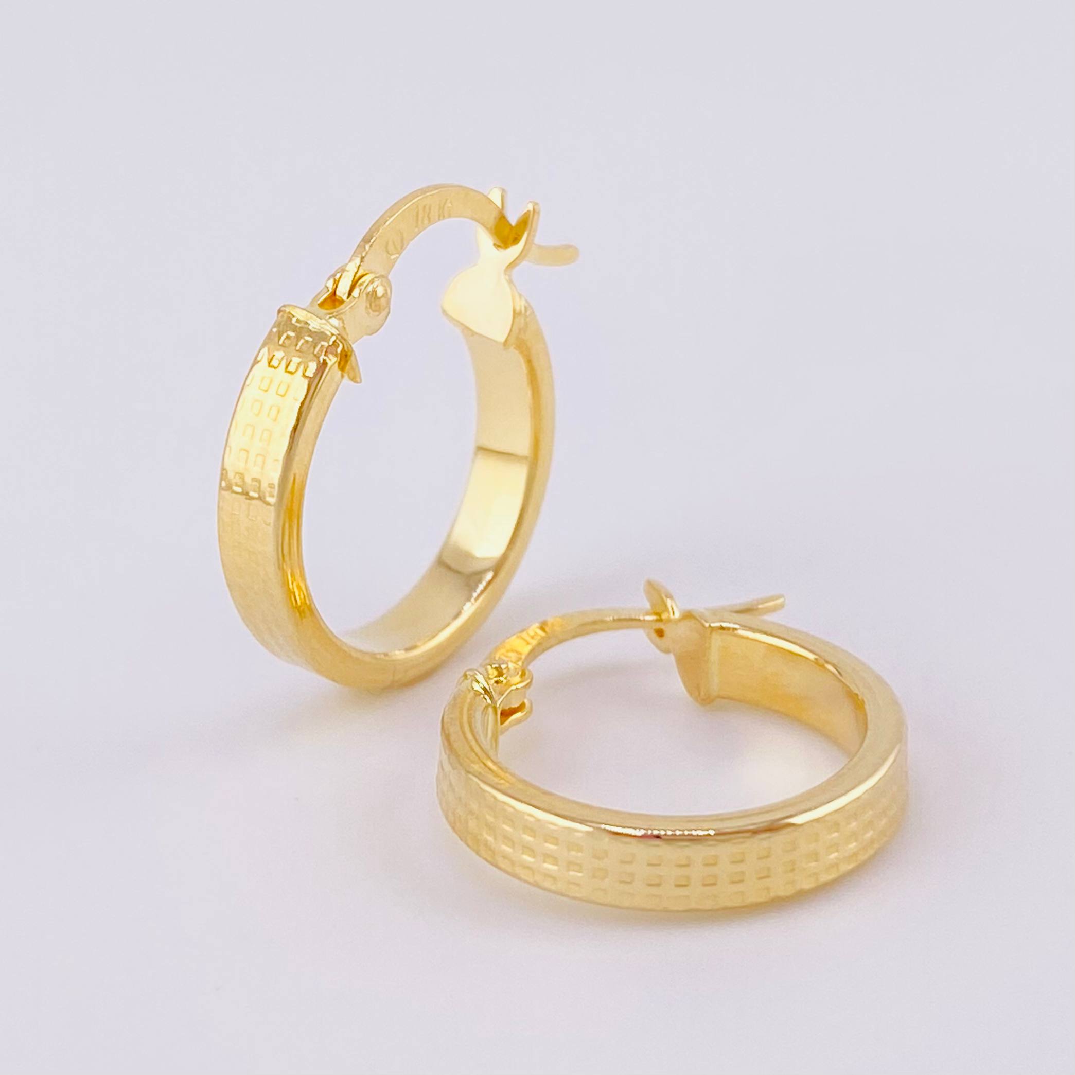 Candongas Nila 1.45g / 1.8cm Oro Amarillo 18K
