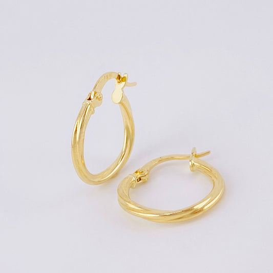 Candongas Mai 1.15g / 1.6cm Oro Amarillo 18K