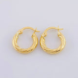 Candongas Mary 1.25g / 1.5cm Oro Amarillo 18K