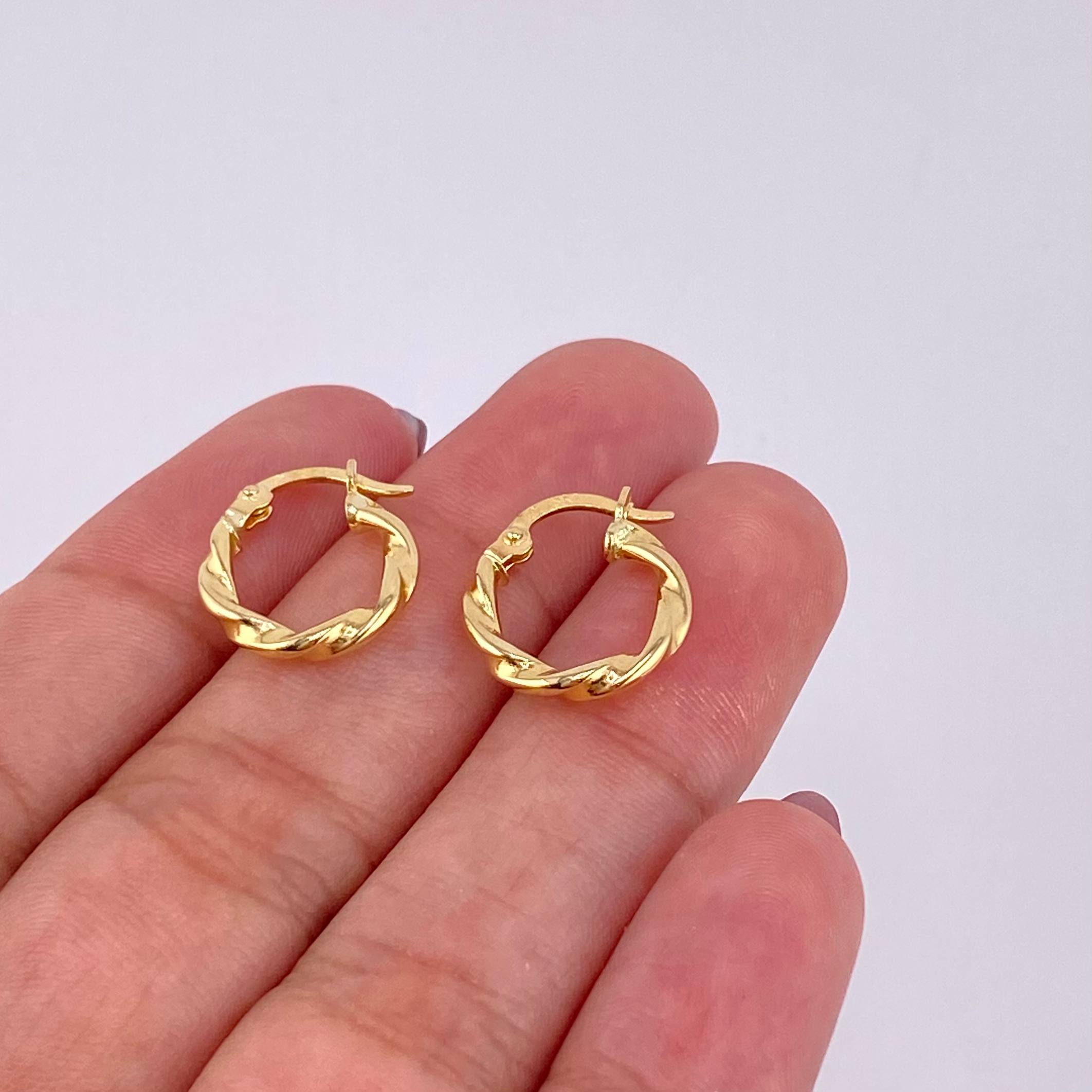 Candongas Nico 1g / 1.6cm Oro Amarillo 18K