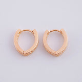 Candongas Carril en V 1.85g / 1.2cm Oro Rosa 18K