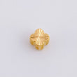 Herraje Trébol Diamantado 0.25g / 0.5cm Oro Amarillo 18K