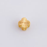 Herraje Trébol Diamantado 0.25g / 0.5cm Oro Amarillo 18K