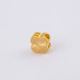 Herraje Trébol Diamantado 0.25g / 0.5cm Oro Amarillo 18K