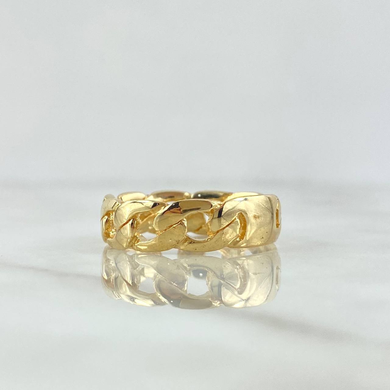 Anillo Cubano 6.55gr / T10 3/4 / Oro Amarillo 18K