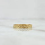 Anillo Media Trenza 1.35gr / T6 1/2 / Oro Amarillo 18K