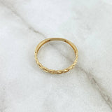 Anillo Media Trenza 1.35gr / T6 1/2 / Oro Amarillo 18K