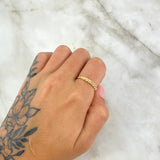 Anillo Media Trenza 1.35gr / T6 1/2 / Oro Amarillo 18K
