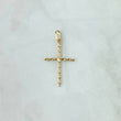 Dije Cruz Espiral 0.9gr / 3.6cm / Oro Amarillo 18K