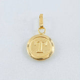 Dije Letra T 0.6gr / 2cm / Oro Amarillo 18K