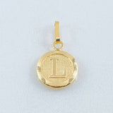 Dije Letra L 0.65gr / 2cm / Oro Amarillo 18K