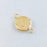 Herraje Letra S 0.6gr / 1.8cm / Oro Amarillo 18K