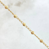 Pulso Espiga Militar 2.05gr / 18.5cm / Oro Amarillo 18K ©