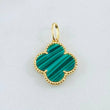 Dije Trebol Verde 1.8gr / 2.2cm / Oro Amarillo Nac.Esp. 18K ©