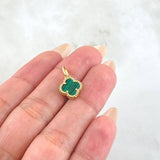 Dije Trebol 1.2gr / 1.8cm / Oro Amarillo Nac.Esp. 18K