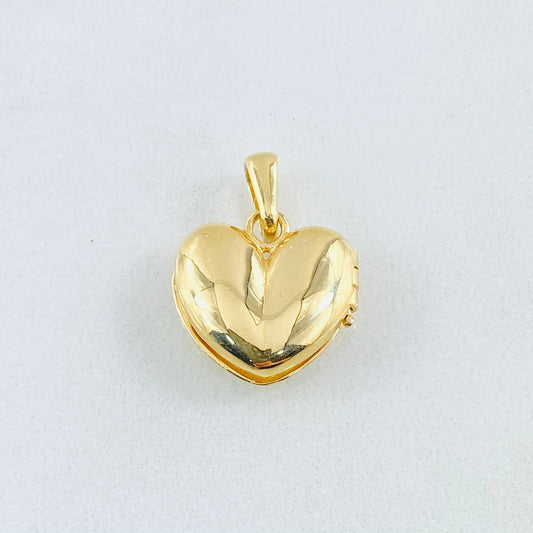 Dije Relicario Corazon 2.7gr / 1.7cm / Oro Amarillo 18K ©