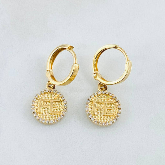 Candongas Fe 4.1gr / 2.5cm / Oro Amarillo 18K ©
