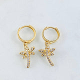Candongas Libelula 3.6gr / 3cm / Oro Amarillo 18K ©