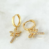 Candongas Libelula 3.6gr / 3cm / Oro Amarillo 18K ©