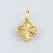 Dije Trebol Dorado 1.95gr / 2cm / Oro Amarillo Nac.Esp. 18K