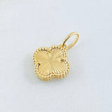Dije Trebol Dorado 1.95gr / 2cm / Oro Amarillo Nac.Esp. 18K