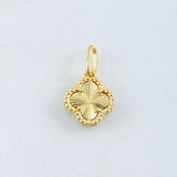 Dije Trebol Dorado 1.45gr / 1.8cm / Oro Amarillo Nac.Esp. 18K