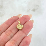 Dije Trebol 1.4gr / 1.8cm / Oro Amarillo Nac.Esp. 18K
