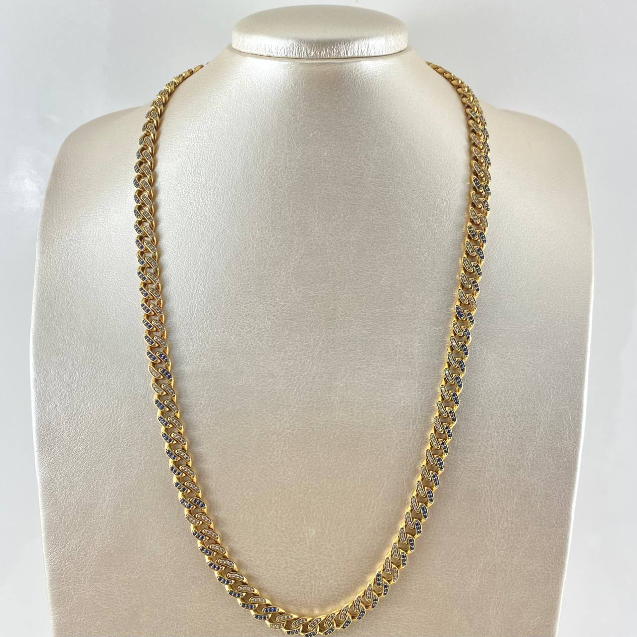 ATJMLADY Gargantilla Cubana De 16 Pulgadas Para Mujer, Cadena Cubana 5A CZ 0.709 In Grande Y Gruesa
