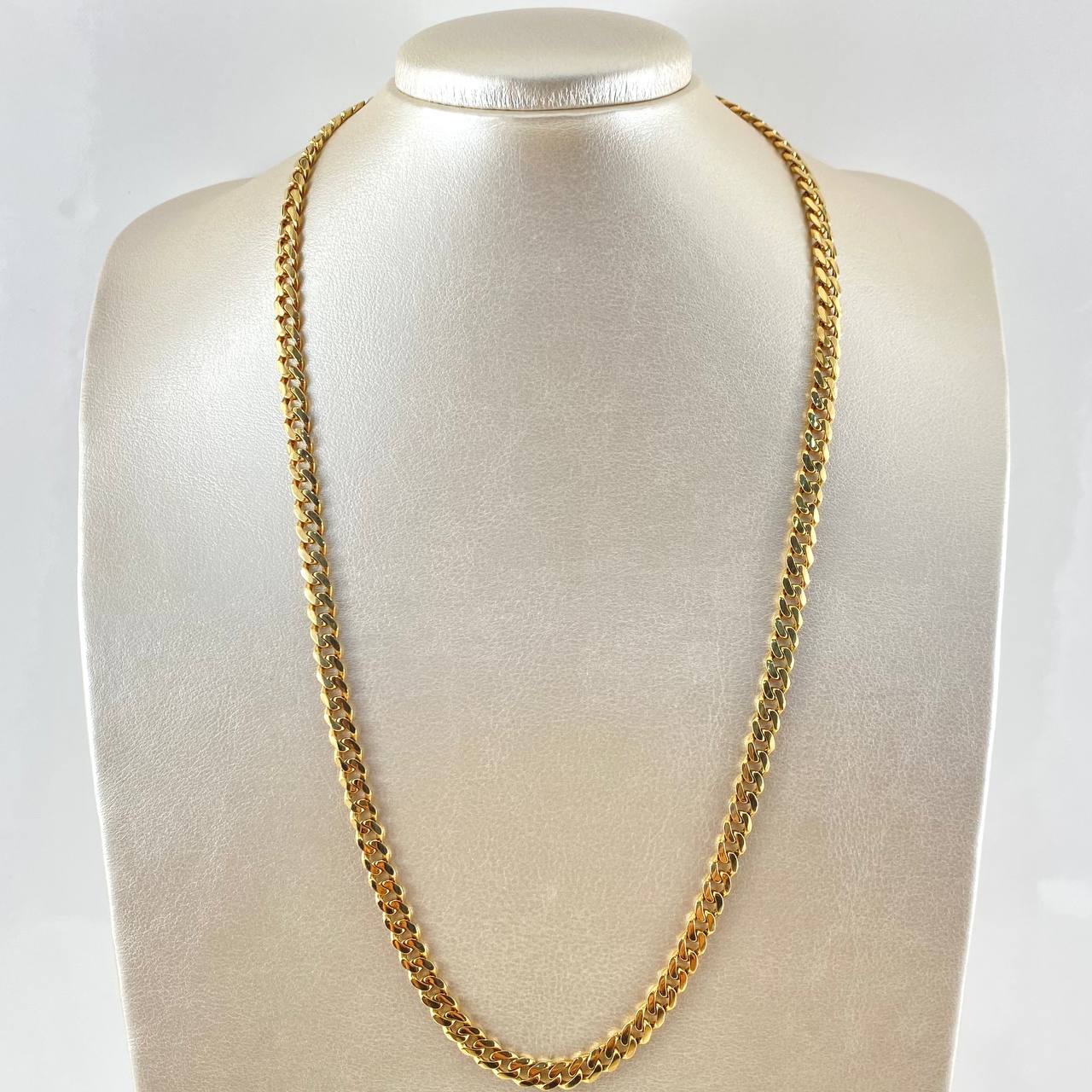 Cadena Cubana 26.1gr / 60cm / 6mm Oro Amarillo Nac.Esp. 18K