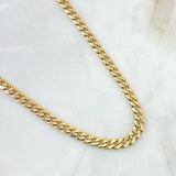Cadena Cubana 26.1gr / 60cm / 6mm Oro Amarillo Nac.Esp. 18K