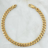 Pulso Cubano 8.8gr / 20cm / 6mm Oro Amarillo Nac.Esp. 18K ©