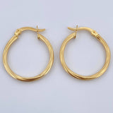 Candongas Lui 1.85gr / 2.7cm / Oro 18K &